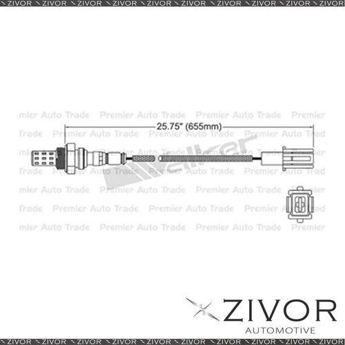 New NGK Pre Catalytic Oxygen Sensor For Mazda MX6 2.2 Turbo F2T 4 Cyl #EGO-086