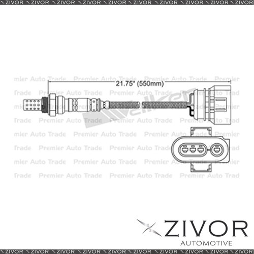 New WALKER Pre-Catalytic Oxygen Sensor For Seat Cordoba 1.6 AEE 4 Cyl #EGO-088