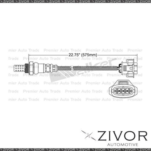BOSCH Pre-Catalytic Oxygen Sensor For Holden Cruze 1.8 F18D4 (LUW) 4 Cyl EGO-093