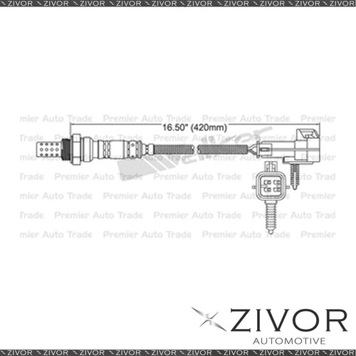 Pre-Catalytic Oxygen Sensor Right For Holden Statesman 6.0 L76 8 Cyl