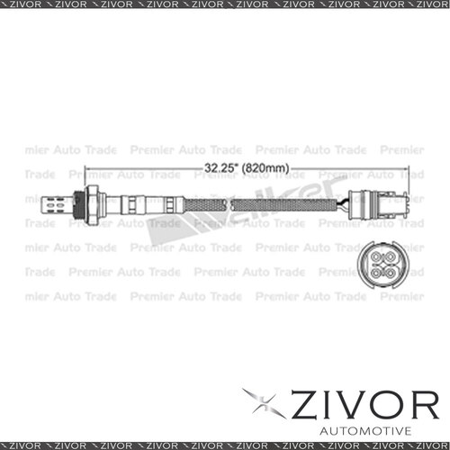 Pre-Catalytic Oxygen Sensor Right For Mercedes Benz E240 W210 2.4 M112.911 6 Cyl