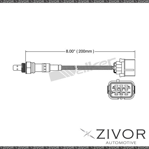 Pre-Cat. Oxygen Sensor Right For Suzuki Grand Vitara JB627 Type I 2.7 H27A 6 Cyl