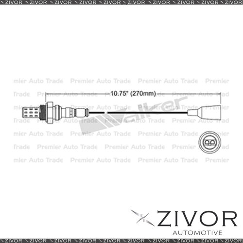 New WALKER Pre-Catalytic Oxygen Sensor For Nissan EXA 1.8 CA18DE 4 Cyl #EGO-132