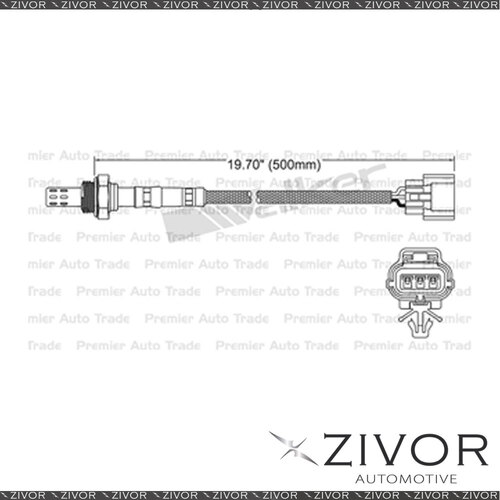 New NGK Pre-Catalytic Oxygen Sensor For Mazda 121 DW 1.3 B3 4 Cyl #EGO-157