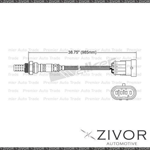 New NGK Pre-Catalytic Oxygen Sensor For Fiat Marea 2.0 182A1.000 5 Cyl #EGO-166