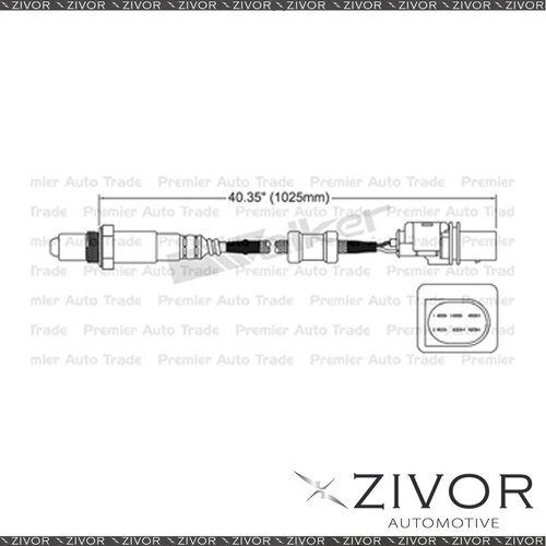 Pre-Catalytic Oxygen Sensor For Volkswagen Touareg Diesel 5.0 Turbo BLE 10 Cyl