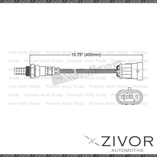 New NGK Post Catalytic Oxygen Sensor For Fiat Grand Punto 1.4 350A1.000 4 Cyl
