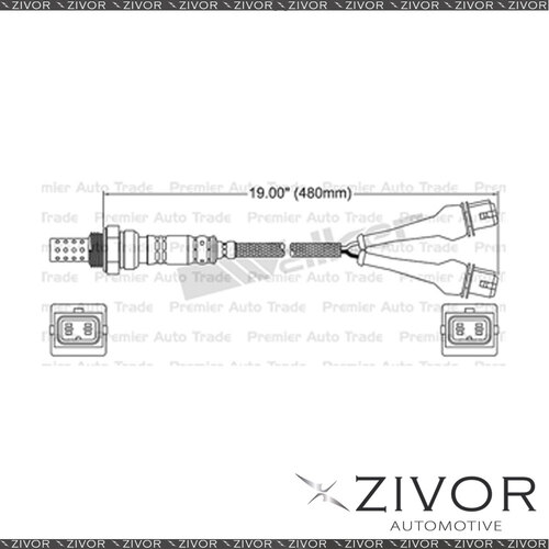 WALKER Pre-Catalytic Oxygen Sensor For Citroen Xantia X1 2.0 RFX 4 Cyl #EGO-209