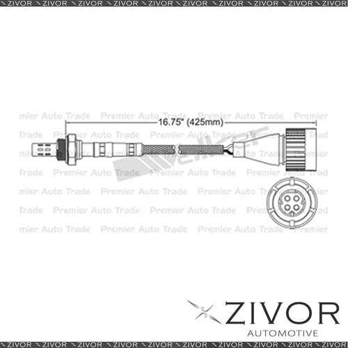 DELPHI Pre-Catalytic Oxygen Sensor For BMW 325i E36 2.5 M50 B25 6 Cyl #EGO-211