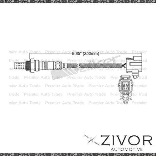 WALKER Pre-Catalytic Oxygen Sensor Front For Eunos 30X EC 1.8 K8 6 Cyl #EGO-212