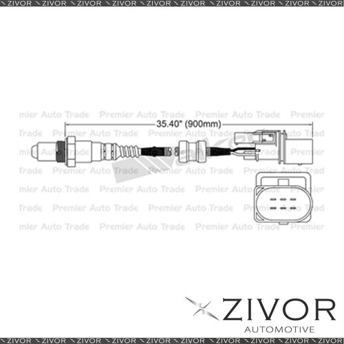 New BOSCH Pre-Catalytic Oxygen Sensor Right For Audi Q7 4.2 BAR 8 Cyl #EGO-234