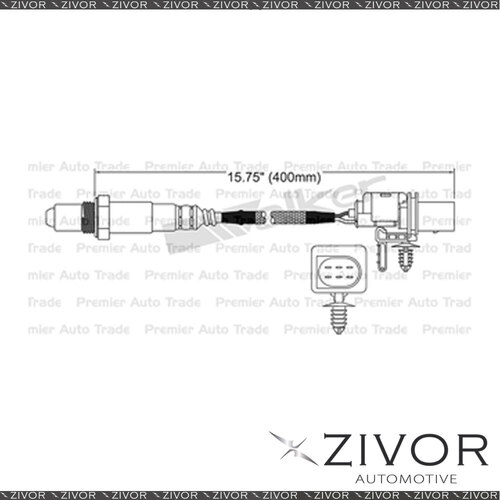 BOSCH Oxygen Sensor For Hyundai Grandeur/Santa Fe Diesel 2.2L Turbo D4EB EGO-258