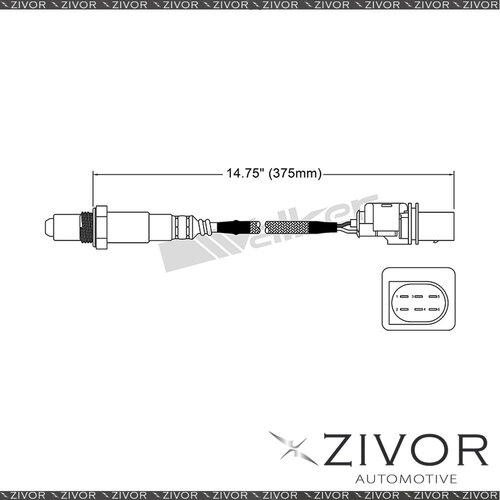 NGK Pre-Catalytic Oxygen Sensor For Hyundai i40 1.7 Turbo D4FD 4 Cyl #EGO-259