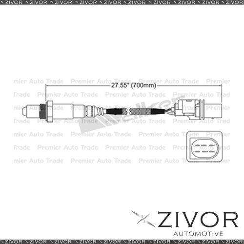 New BOSCH Pre-Catalytic Oxygen Sensor For BMW X5 4.8 N62 B48 8 Cyl #EGO-260