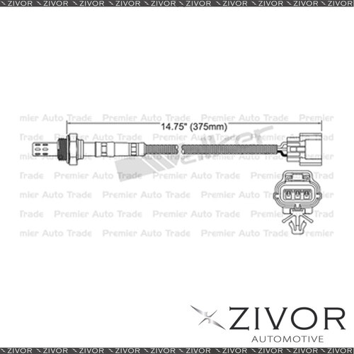 PAT PREMIUM Pre-Catalytic Oxygen Sensor For Mazda 323 BA 1.6 B6 4 Cyl #EGO-264