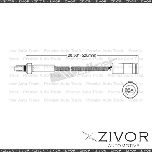 New Pre-Catalytic Oxygen Sensor For Land Rover Range Rover Classic 4.0 8 Cyl