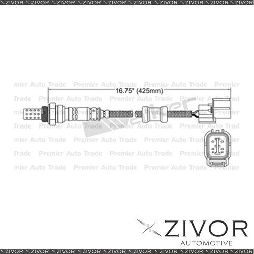 New NGK Pre-Catalytic Oxygen Sensor For Honda Odyssey 2.3 F23Z4 4 Cyl #EGO-270