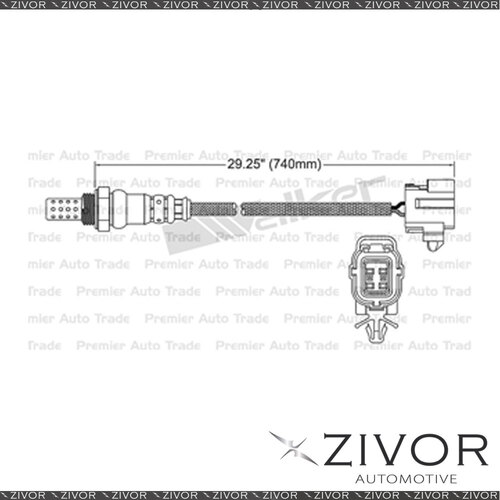 New DENSO Pre-Catalytic Oxygen Sensor For Mazda MX5 1.8 BPD 4 Cyl #EGO-272
