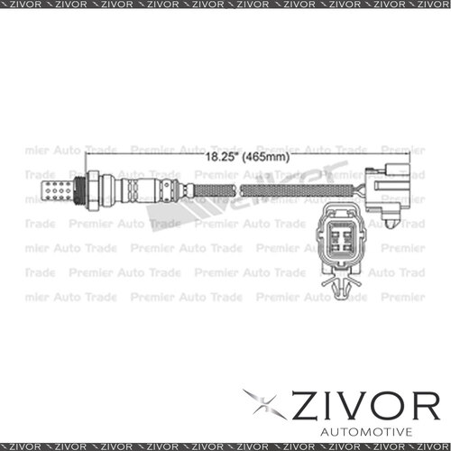New WALKER Post Catalytic Oxygen Sensor For Ssangyong Kyron 2.3 4 Cyl #EGO-287