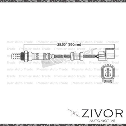 New NGK Pre-Catalytic Oxygen Sensor For Honda S2000 AP2 2.0 F20C2 4 Cyl #EGO-291