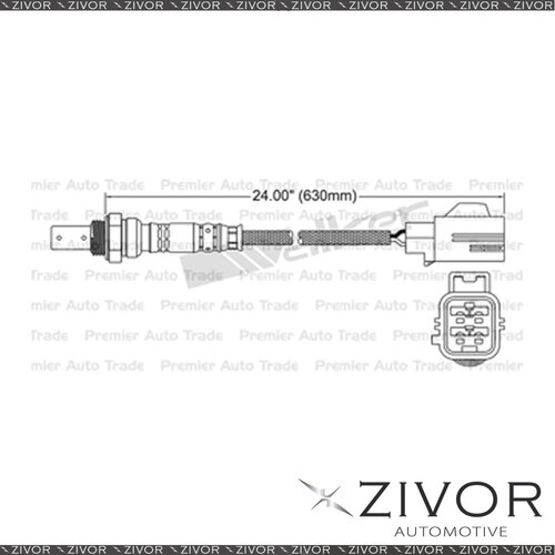 New DENSO Pre-Catalytic Oxygen Sensor For Volvo V70 2.4 B5244S 5 Cyl #EGO-305