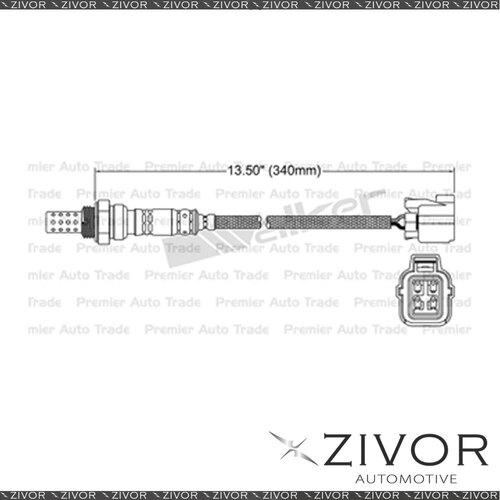 DENSO Post Catalytic Oxygen Sensor For Honda HRV 1.6 D16W1 / D16W5 4 Cyl EGO-307