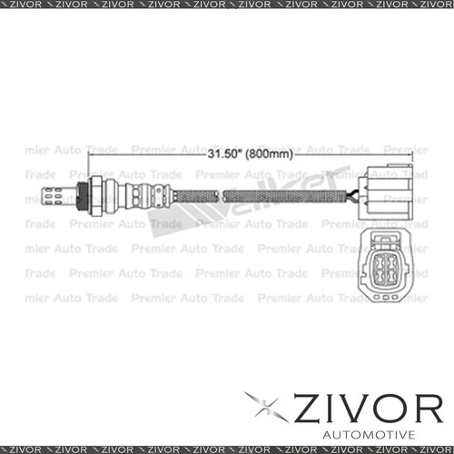 New NGK Post Catalytic Oxygen Sensor For Mazda 3 BK 2.0 LF 4 Cyl #EGO-315