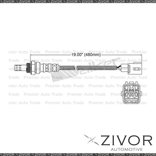 New NGK Post Catalytic Oxygen Sensor For Kia Magentis MG 2.4 G4KC 4 Cyl #EGO-317