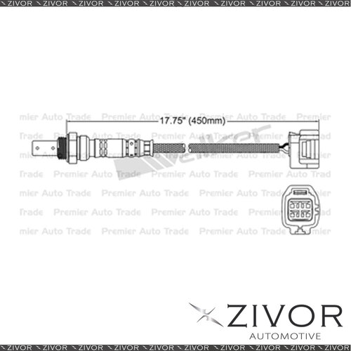 DENSO Pre-Catalytic Oxygen Sensor Right For Jaguar XJ8 4.0 S/Charged AJ26 8 Cyl