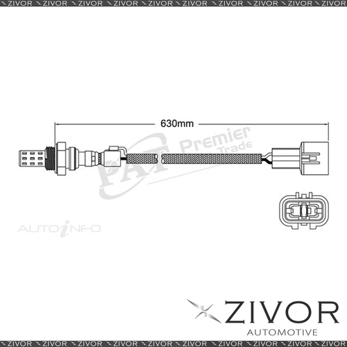 DELPHI Pre-Cat. Oxygen Sensor For Mitsubishi Lancer CC 4G15 #EGO-337 / 55301637