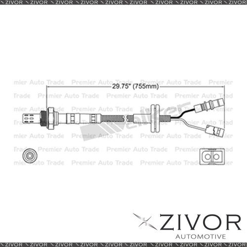 New Pre-Catalytic Oxygen Sensor For Mercedes Benz 300 W126 3.0 M103.981 6 Cyl