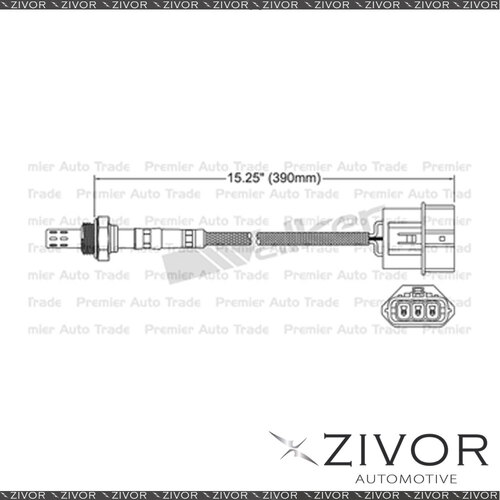 BOSCH Pre-Catalytic Oxygen Sensor Front For Nissan Maxima A33 3.0 VQ30DE 6 Cyl