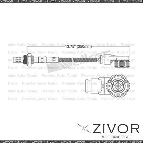 Pre-Catalytic Oxygen Sensor For Mercedes Benz 600 W140 6.0 M120.981 / 983 12 Cyl