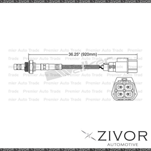 Post Catalytic Oxygen Sensor Front For Nissan Maxima A33 3.0 VQ30DE 6 Cyl
