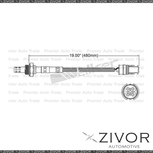 Pre-Catalytic Oxygen Sensor Right For Mercedes Benz S500 W220 5.0 M113.960 8 Cyl