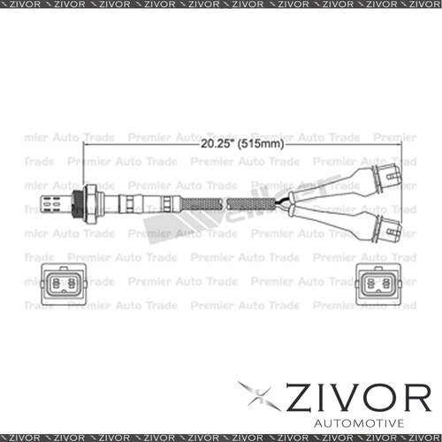 New WALKER Pre-Catalytic Oxygen Sensor For Peugeot 505 2.2 ZDJL 4 Cyl #EGO-386