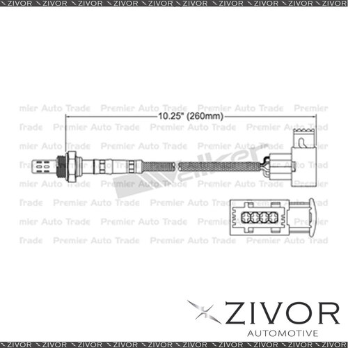 BOSCH Pre-Catalytic Oxygen Sensor Right For Porsche Boxster 986 2.5 M96.20 6 Cyl
