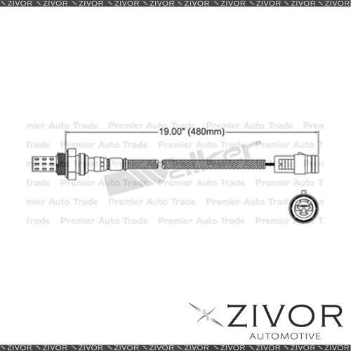 New WALKER Pre-Catalytic Oxygen Sensor For Honda CRX 1.6 B16A1 4 Cyl #EGO-397
