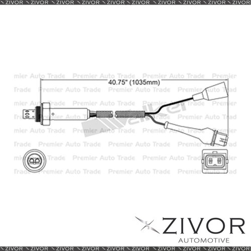 New PAT PREMIUM Pre-Catalytic Oxygen Sensor For Saab 900 2.0 Turbo B202L 4 Cyl