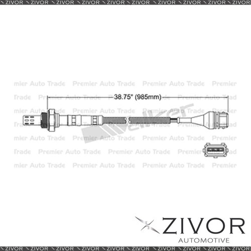 New NGK Pre-Catalytic Oxygen Sensor For Volkswagen Golf 1.8 RV 4 Cyl #EGO-407