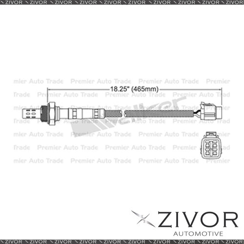 NGK Post Catalytic Oxygen Sensor For Subaru Impreza 2.0 SOHC EJ201 4 Cyl EGO-408