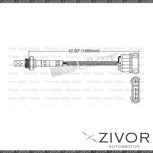 New PAT PREMIUM Pre-Catalytic Oxygen Sensor For Volkswagen Golf 2.0 ABF 4 Cyl