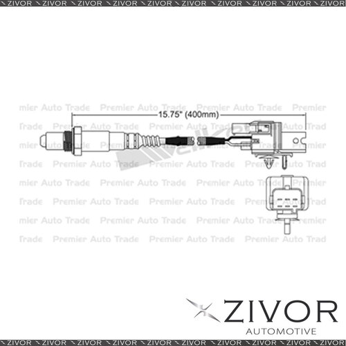 Pre-Catalytic Oxygen Sensor For Subaru Liberty / Outback 2.0 EJ201 4 Cyl