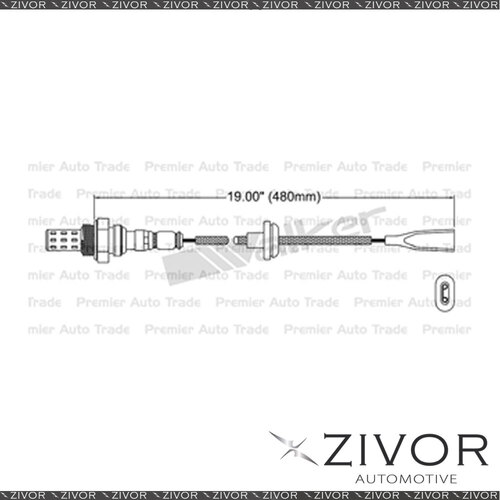 Pre-Catalytic Oxygen Sensor For Volkswagen Transporter T3 1.9 DH 4 Cyl