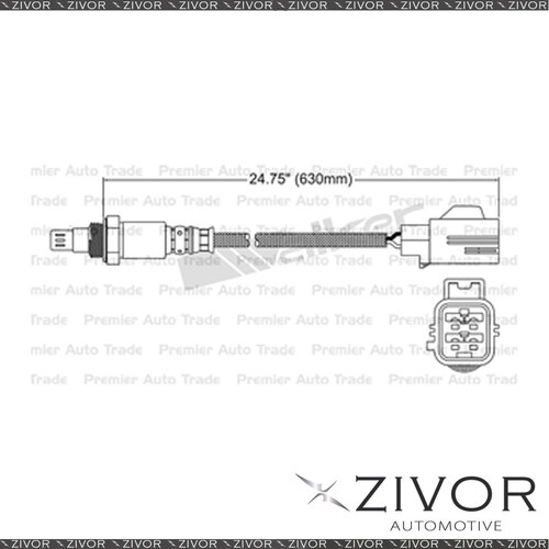 DENSO Pre-Catalytic Oxygen Sensor For Volvo S80 2.5 Turbo B5254T2 5 Cyl #EGO-425