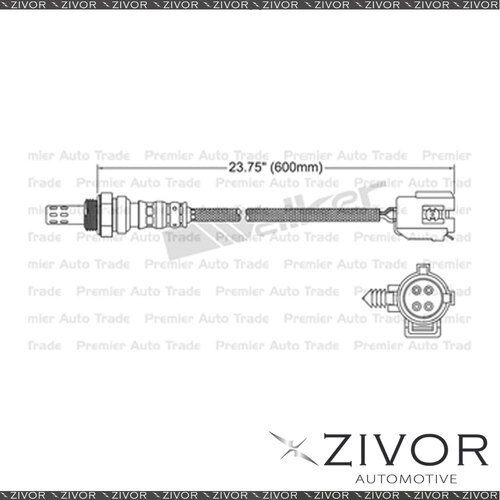 New WALKER Pre-Catalytic Oxygen Sensor For Jeep Grand Cherokee 4.0 6 Cyl EGO-427