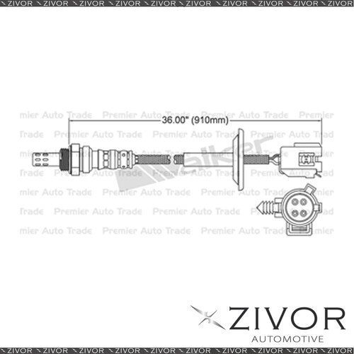 Pre-Catalytic Oxygen Sensor For Chrysler Voyager / Grand Voyager 6 Cyl 3.3 EGA