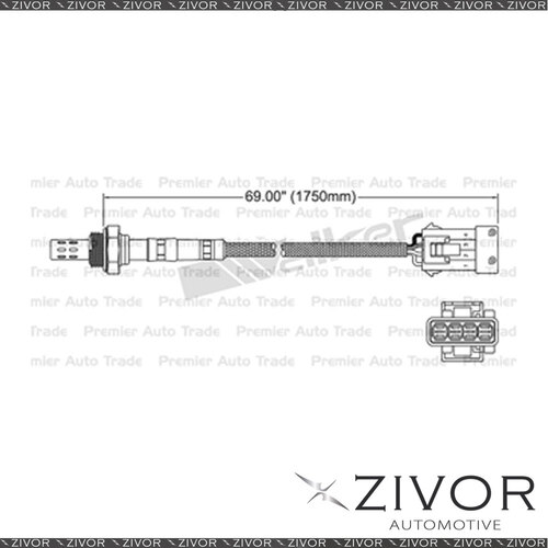 New WALKER Pre-Catalytic Oxygen Sensor For Volvo V90 3.0 B6304FS 6 Cyl #EGO-434
