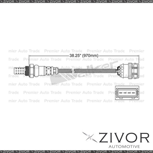 WALKER Pre-Catalytic Oxygen Sensor For Volvo S40 2.0 Turbo B4204T3 4 Cyl EGO-453