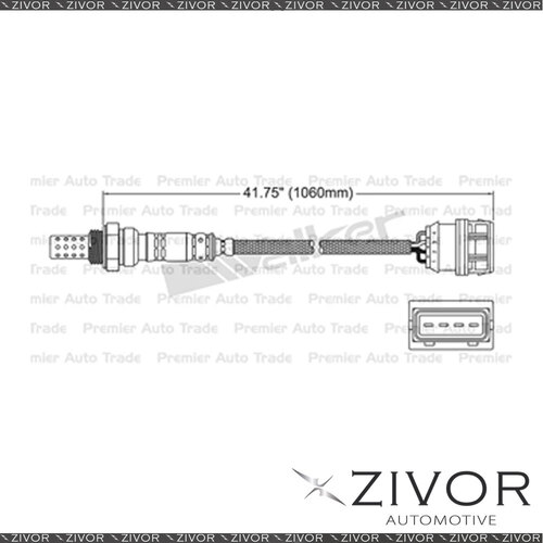 New NGK Pre-Catalytic Oxygen Sensor For Volvo V40 2.0 B4204S 4 Cyl #EGO-457